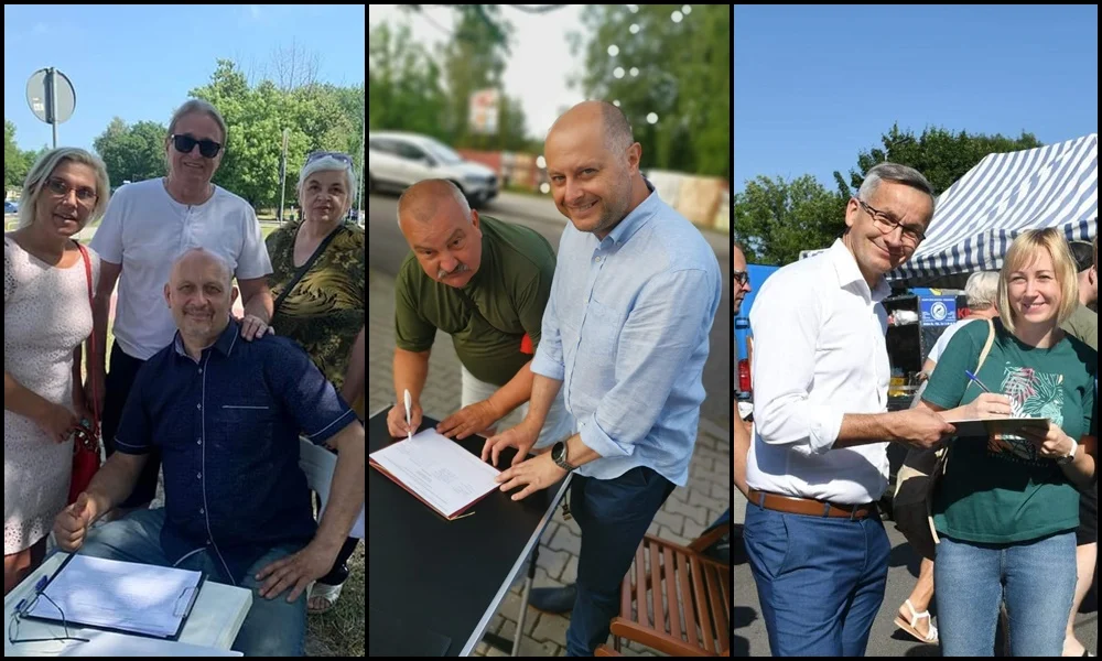 Kandydaci na prezydenta Rudy Śląskiej zbierają podpisy