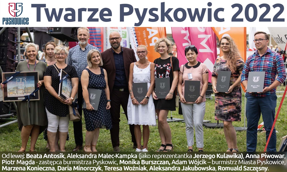 Twarze Pyskowic 2022. Kto otrzymał jako pierwszy nagrodę burmistrza miasta?