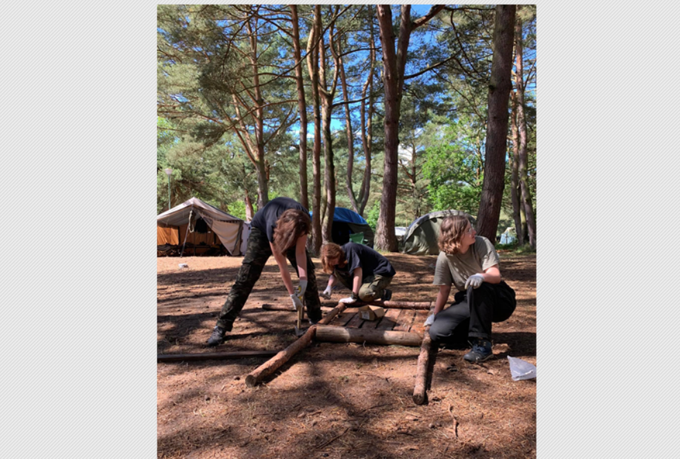 Harcerze z Hufca ZHP Ziemi Gliwickiej wyjechali na obóz