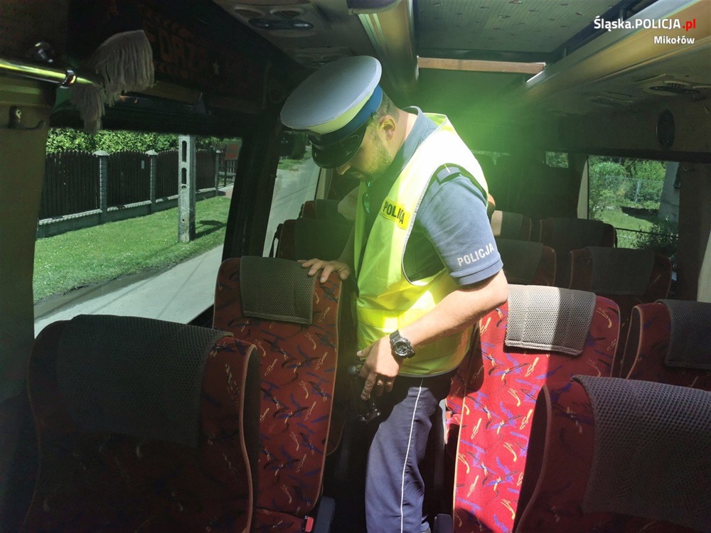 Policyjne kontrole przed wyjazdem na kolonie