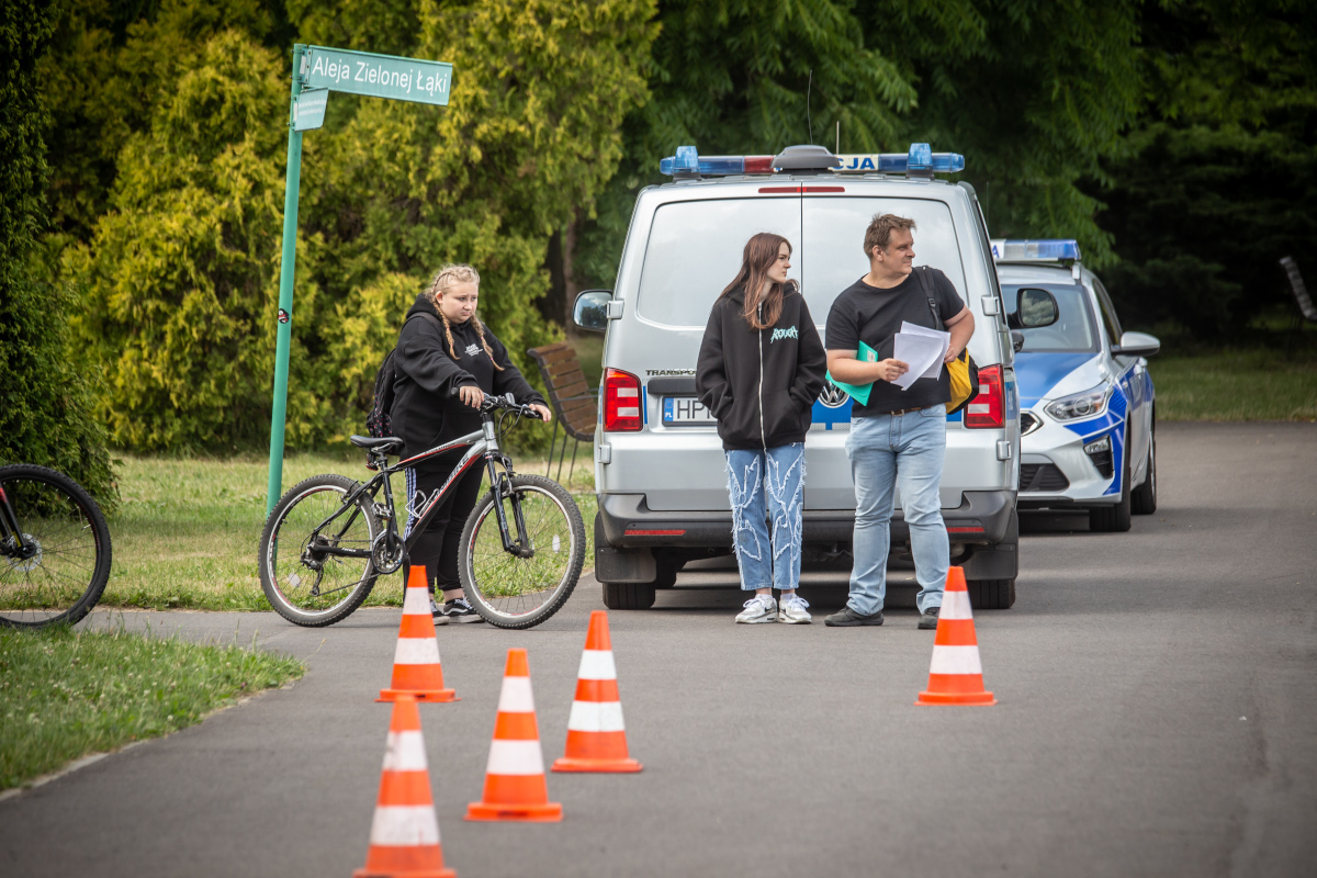 Karta rowerowa w Parku Śląskim. Dzieciaki próbowały swoich sił