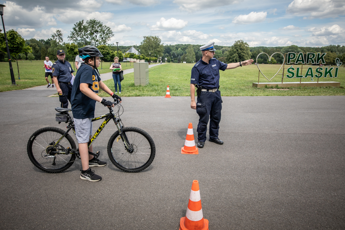 Karta rowerowa w Parku Śląskim. Dzieciaki próbowały swoich sił