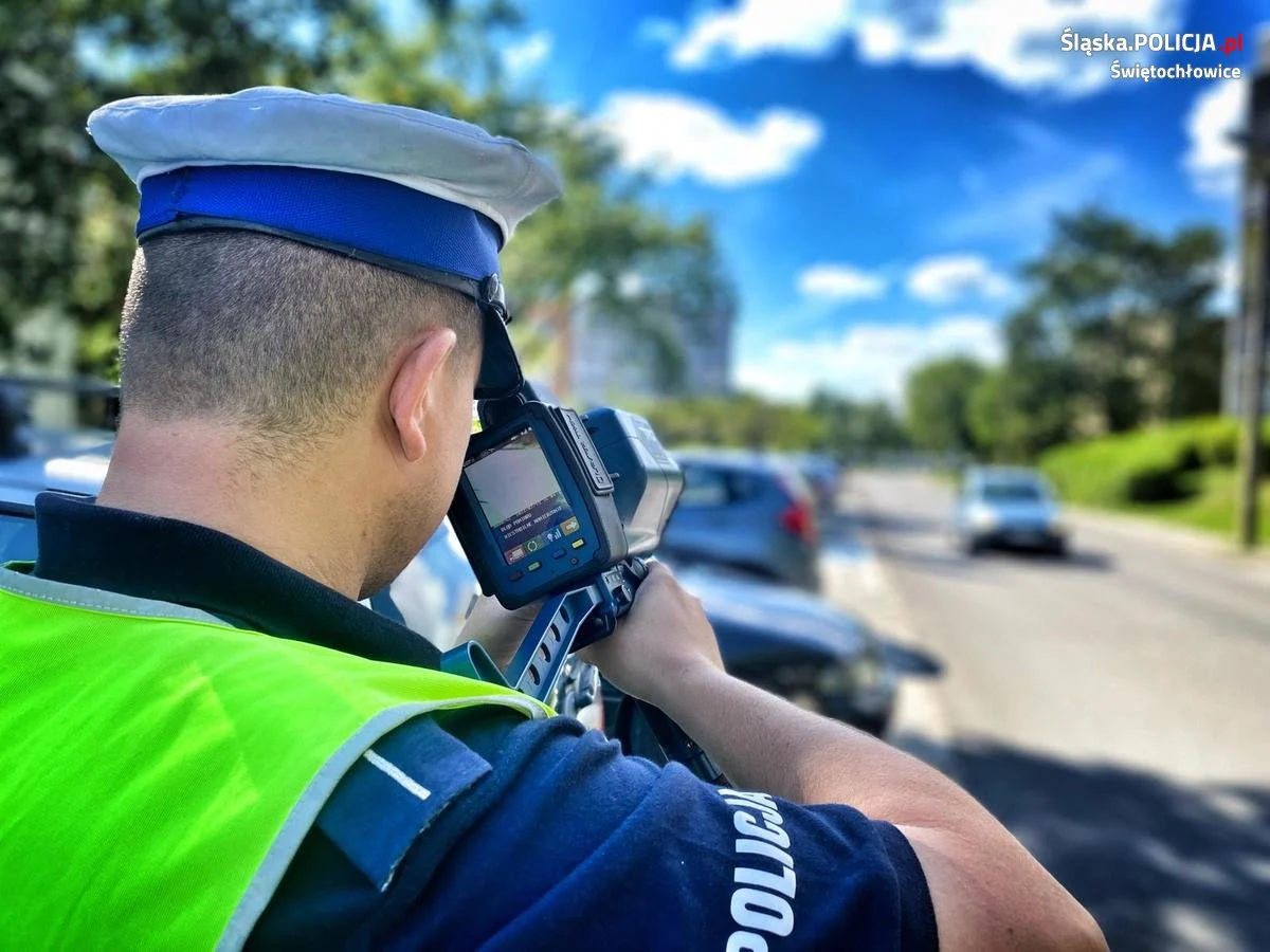 Świętochłowicka drogówka podsumowała działania "Kaskadowy pomiar prędkości"