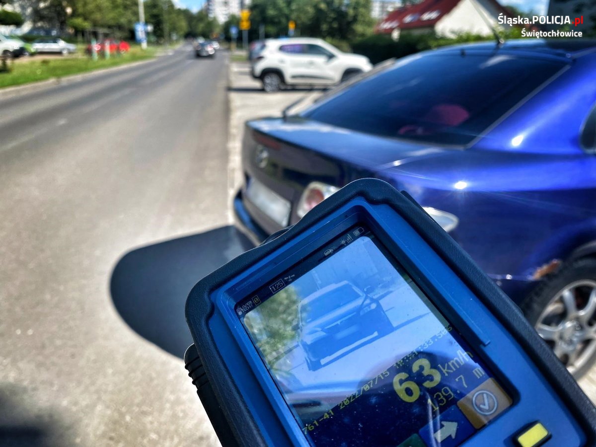 Świętochłowicka drogówka podsumowała działania "Kaskadowy pomiar prędkości"
