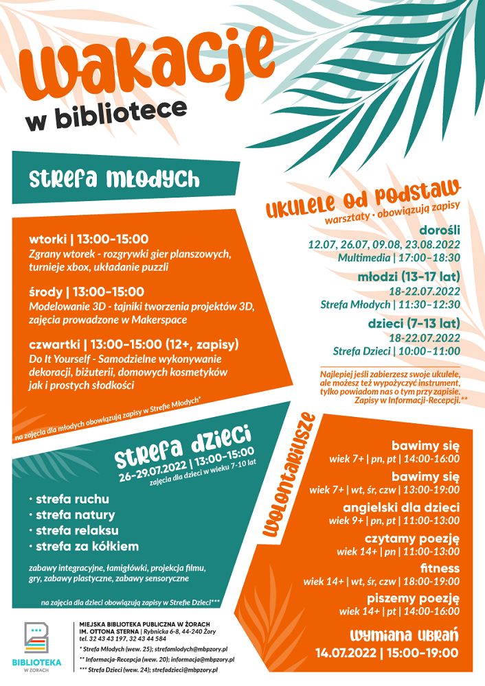 Jak spędzić lato w Żorach? Sprawdź ofertę miejskich instytucji kultury! 8