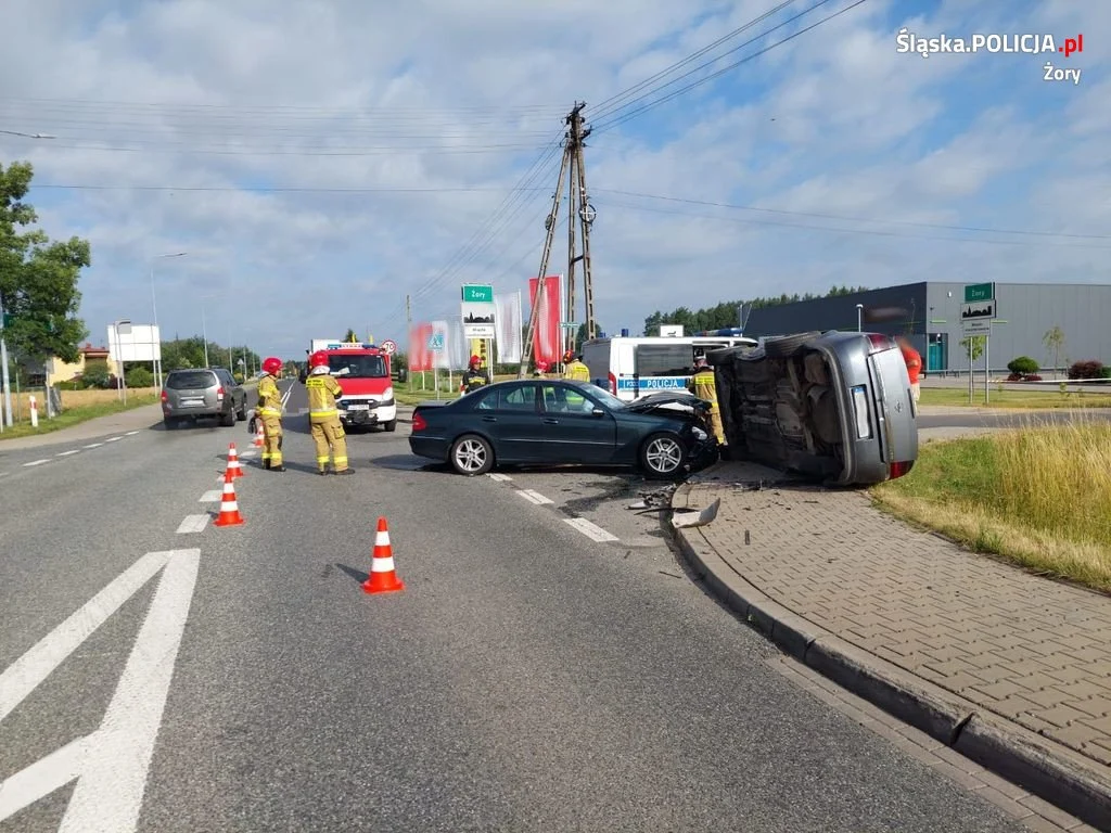 31-letni obywatel Ukrainy przeliczył się z możliwościami i doprowadził do kolizji