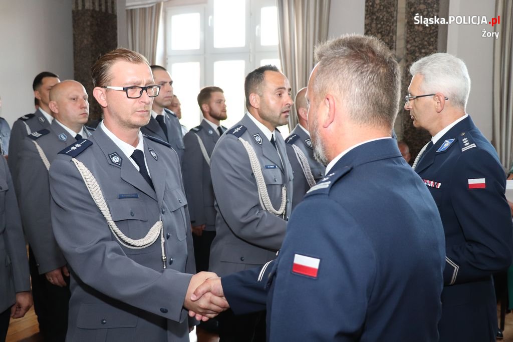 Uroczyste obchody święta policji w Żorach