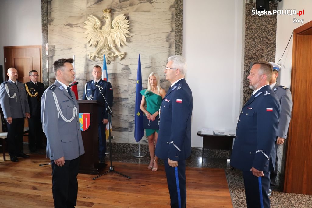 Uroczyste obchody święta policji w Żorach