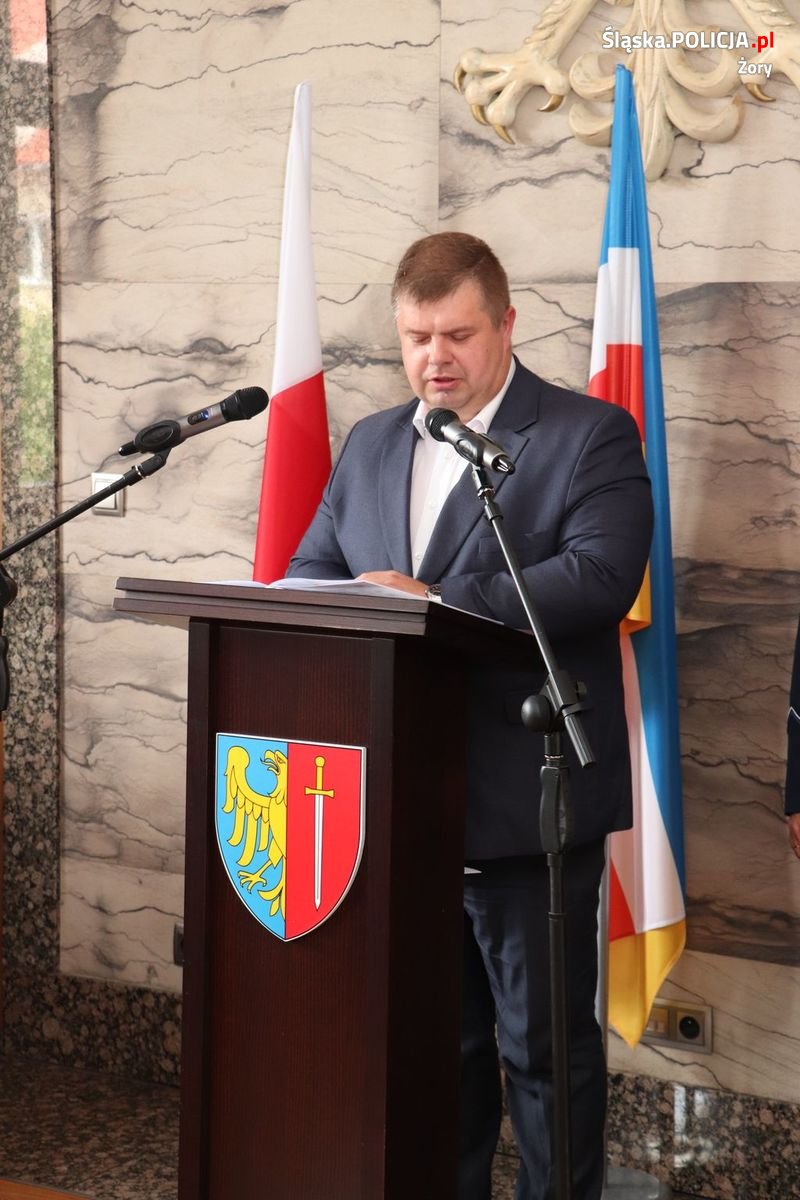 Uroczyste obchody święta policji w Żorach