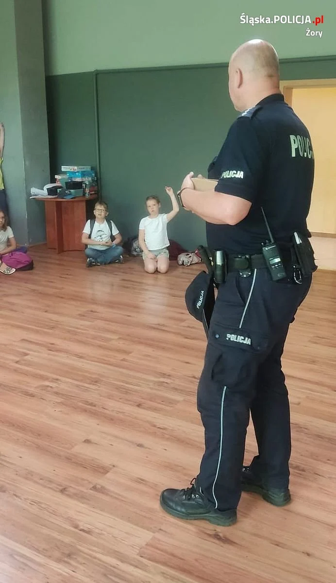 "Kreci mnie bezpieczeństwo nad wodą" w ramach półkolonii