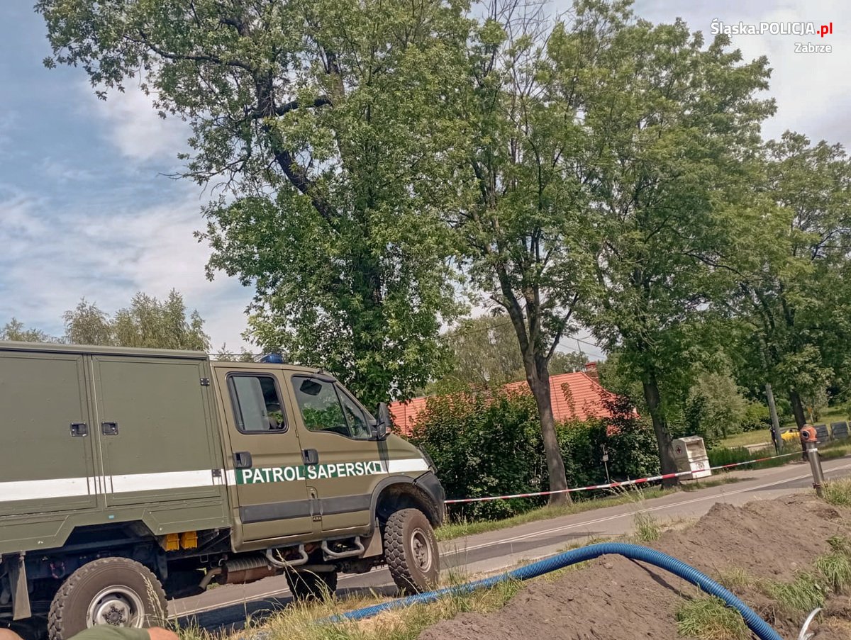 Niecodzienne znalezisko w Zabrzu. Zabezpieczono pięć pocisków moździerzowych