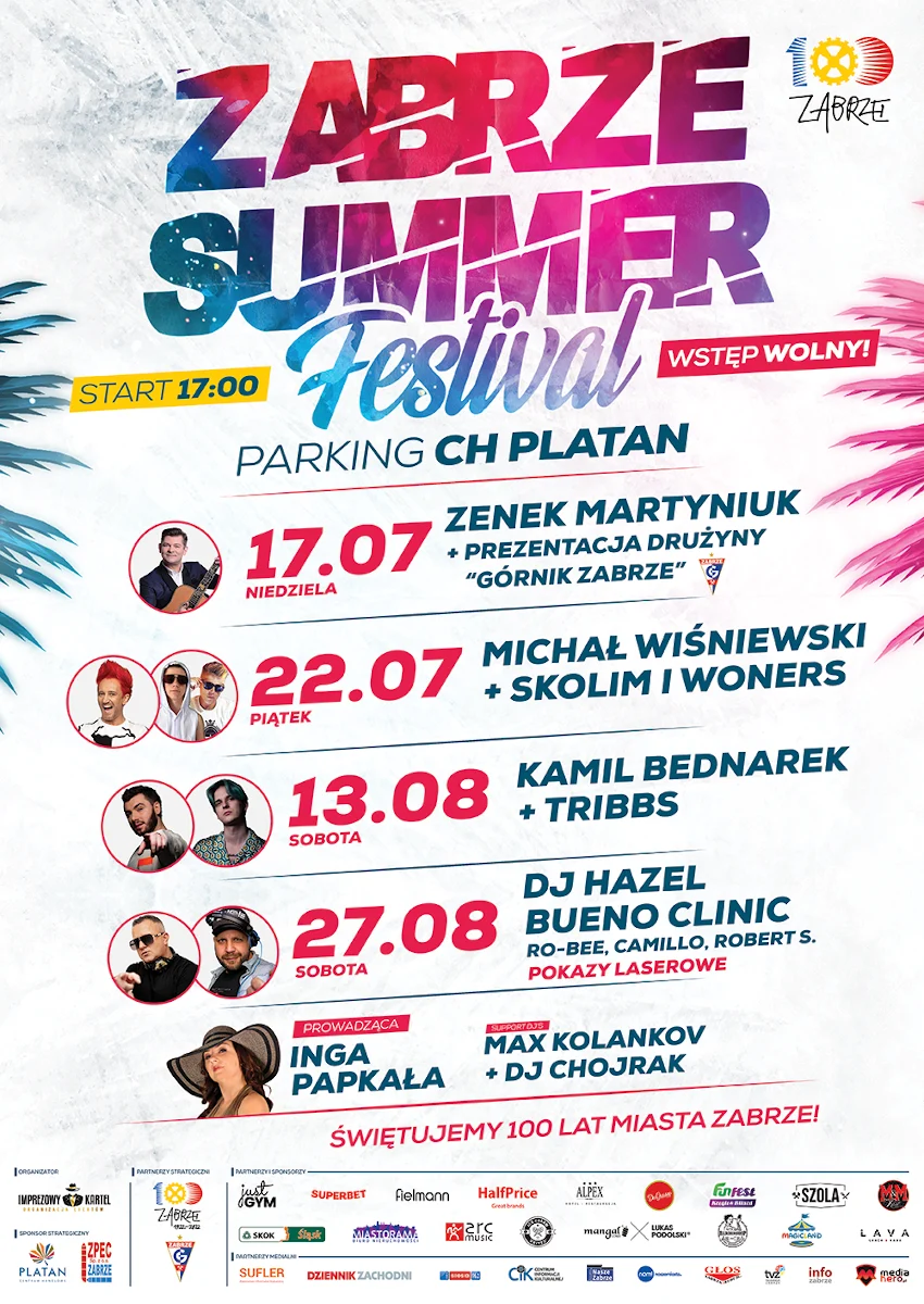 Już wkrótce wystartuje Zabrze Summer Festiwal!