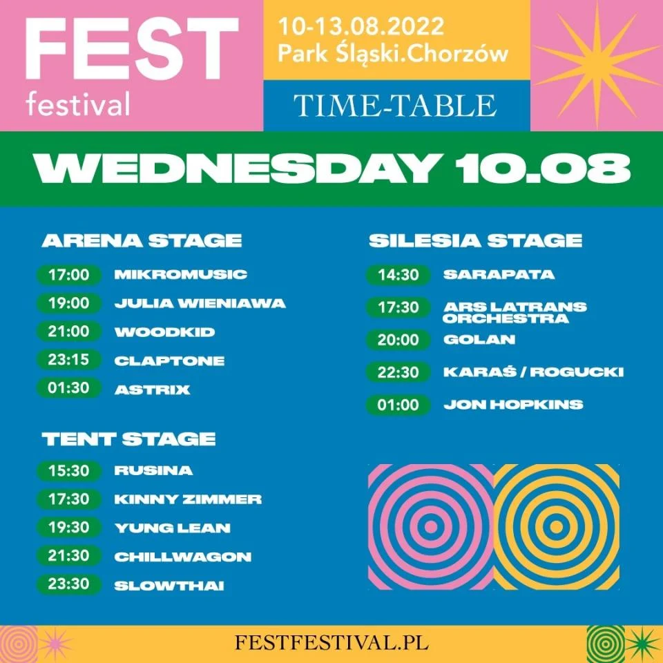 FEST Festival 2022: Line-up 1