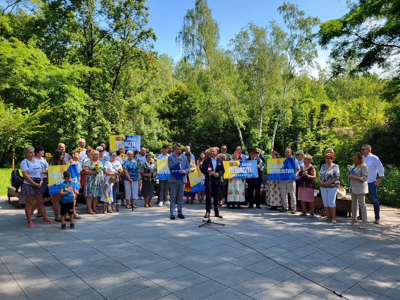 "Zawsze dla rudzian" - to hasło wyborcze Michała Pierończyka