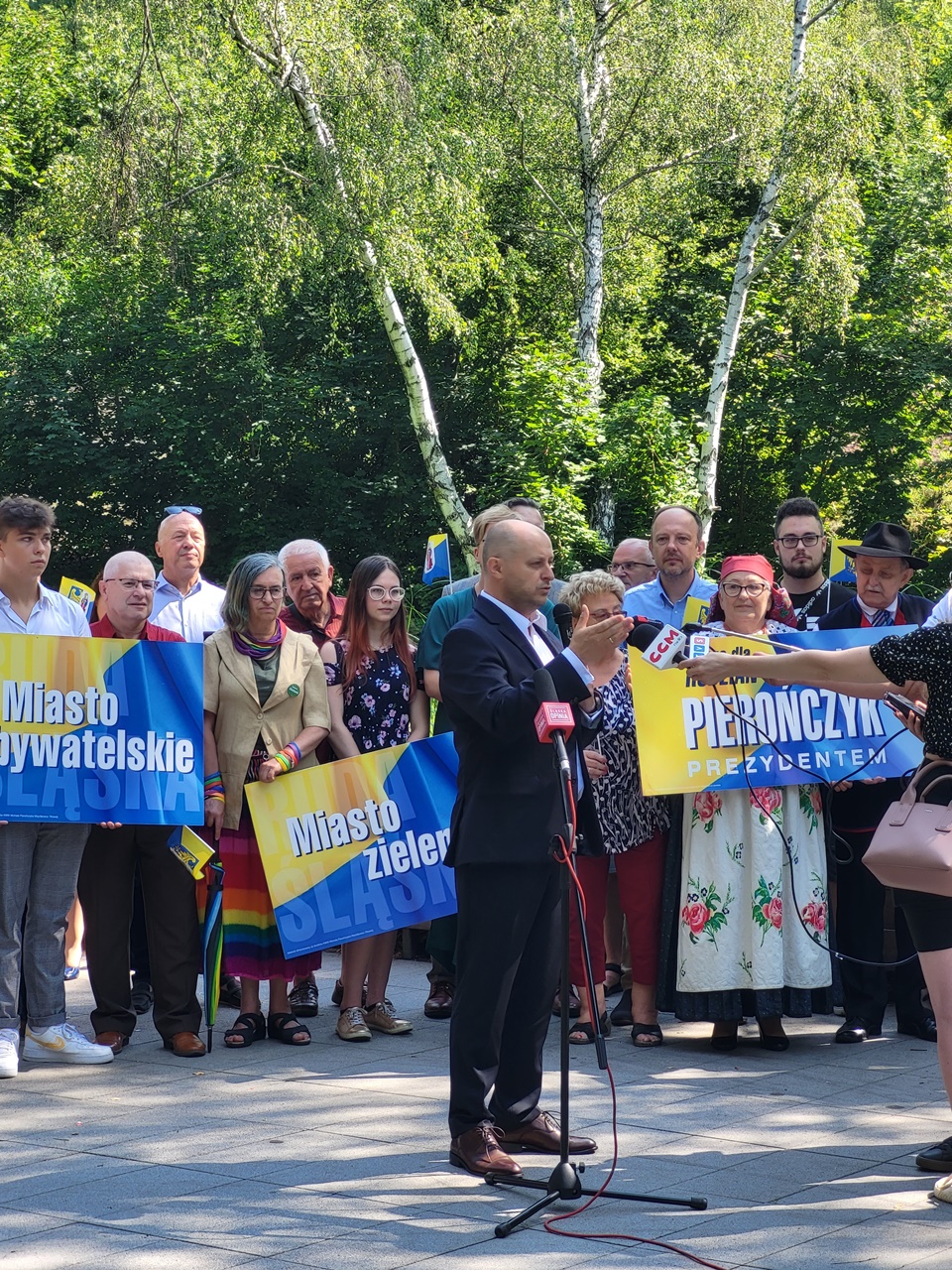 "Zawsze dla rudzian" - to hasło wyborcze Michała Pierończyka