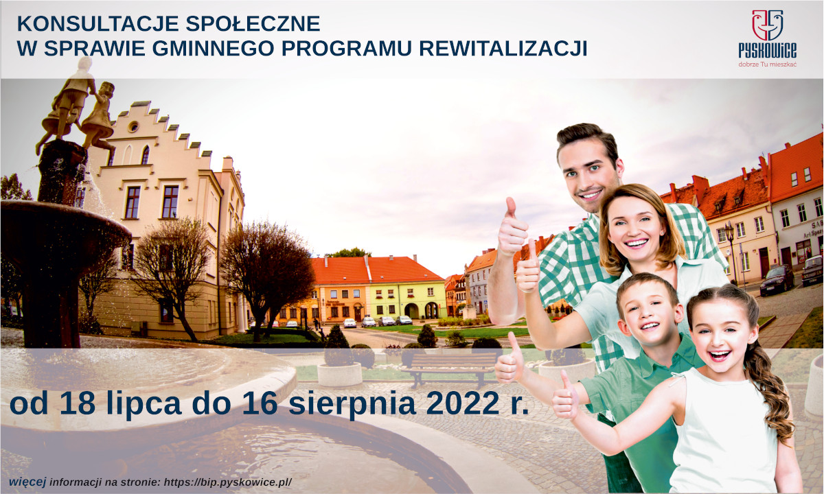 Trwają konsultacje społeczne w sprawie gminnego programu rewitalizacji