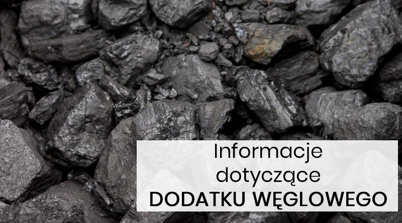 Informacje dotyczące dodatku węglowego