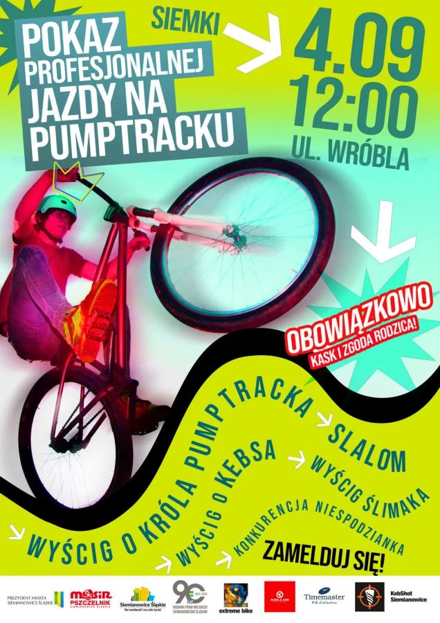 Zawody rowerowe na pumptracku!