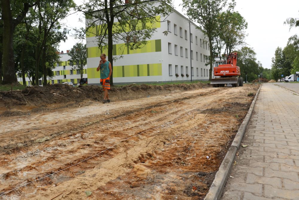 Roboty drogowe przy ul. Olimpijskiej