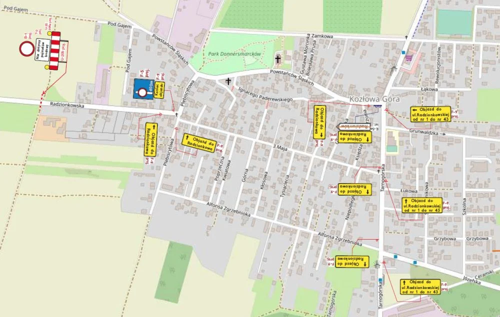 Ul. Radzionkowska – zmiana organizacji ruchu