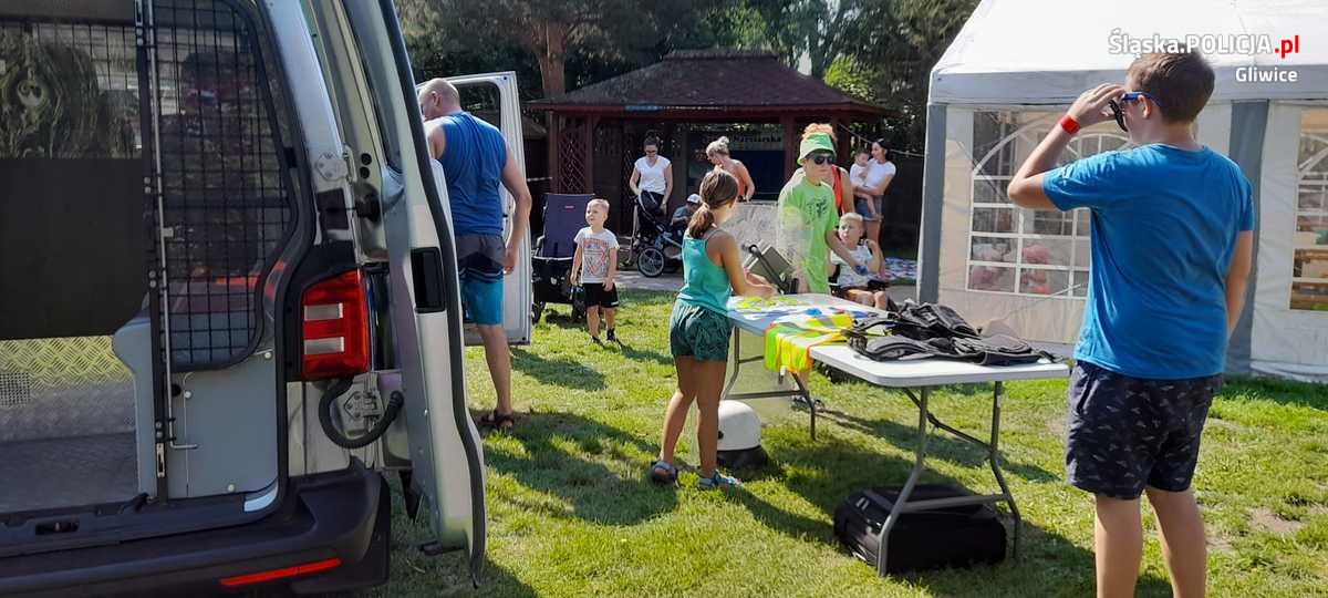 Gliwiccy profilaktycy na półkoloniach