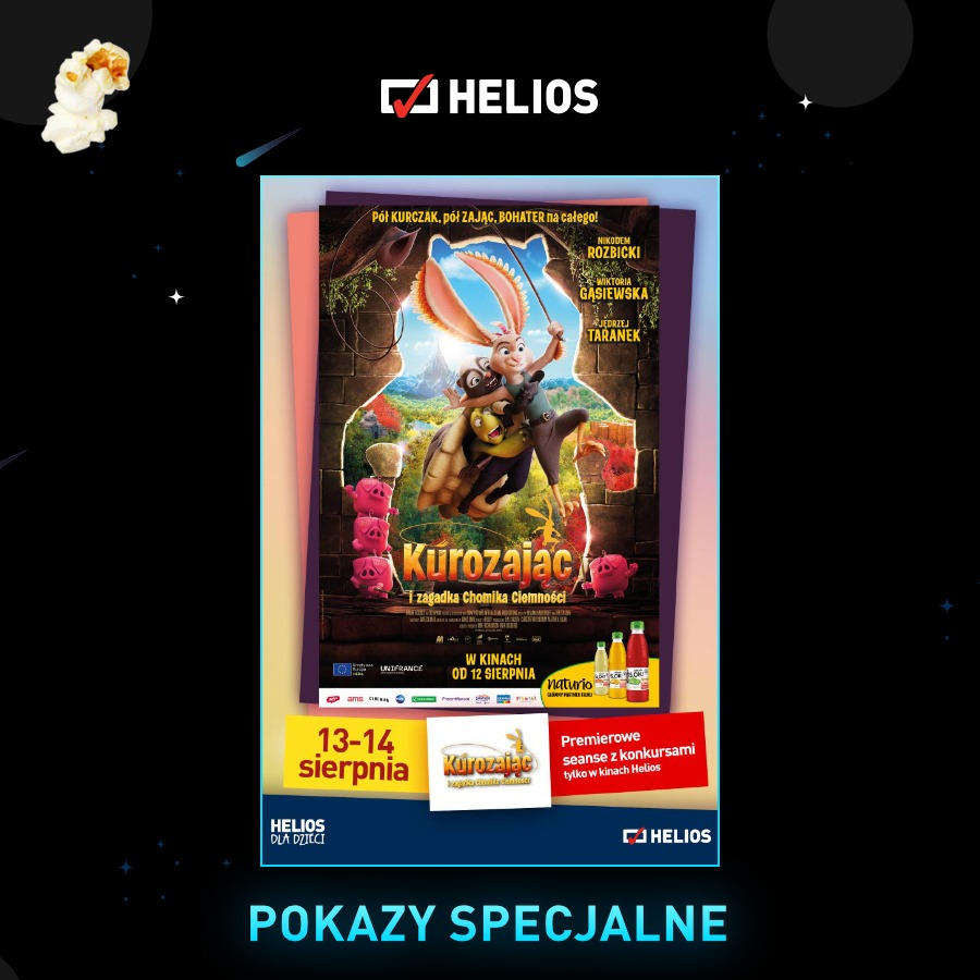 Przygodowy sierpień w sieci kin Helios!