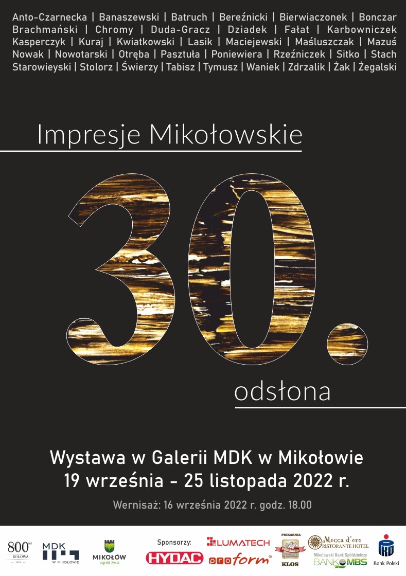 Niezwykła wystawa na 30-lecie Impresji Mikołowskich!