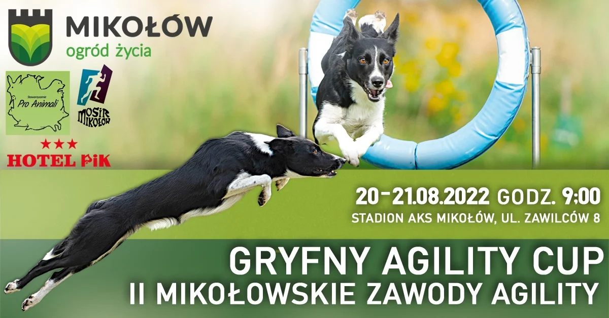 Już w sobotę startują II Mikołowskie Zawody Agility Cup!