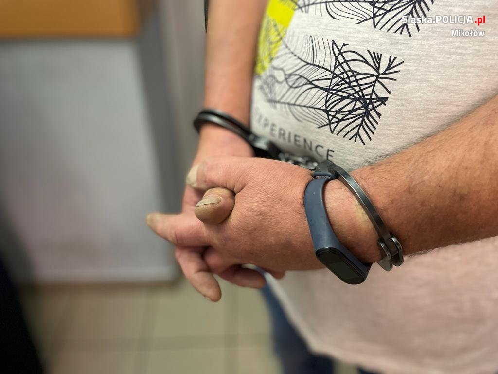 Poszukiwany i nietrzeźwy mikołowianin przyjechał do sklepu budowlanego!