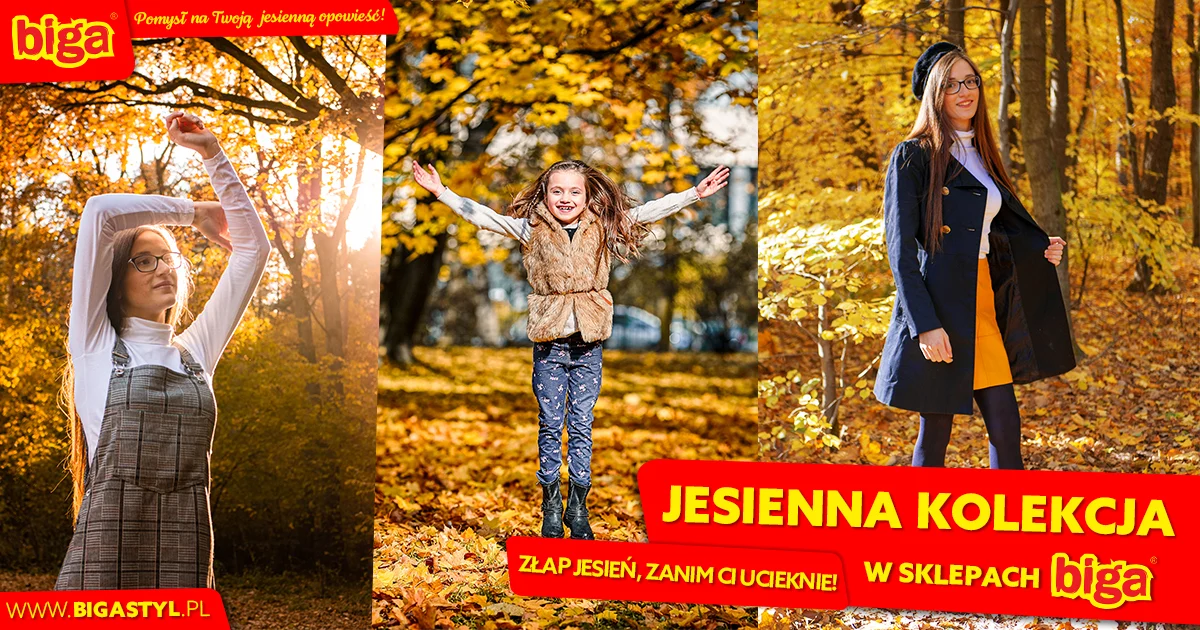 Jesienna kolekcja w sklepach Biga
