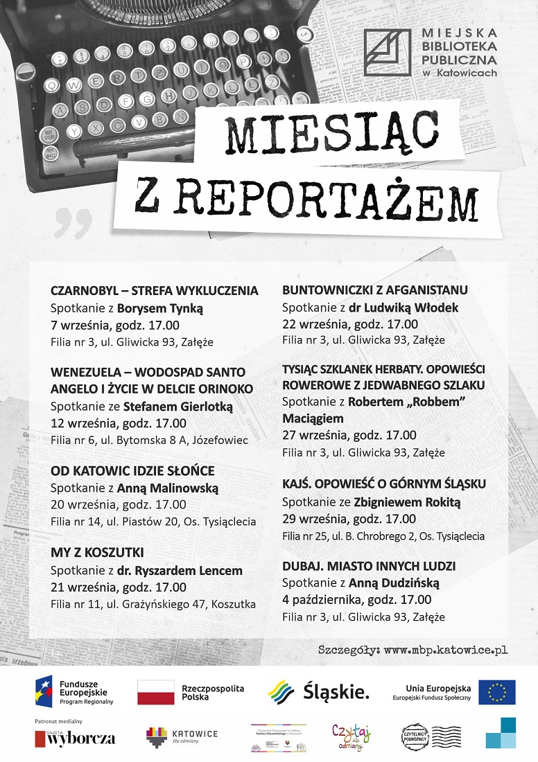 Miesiąc z reportażem w Miejskiej Bibliotece Publicznej w Katowicach