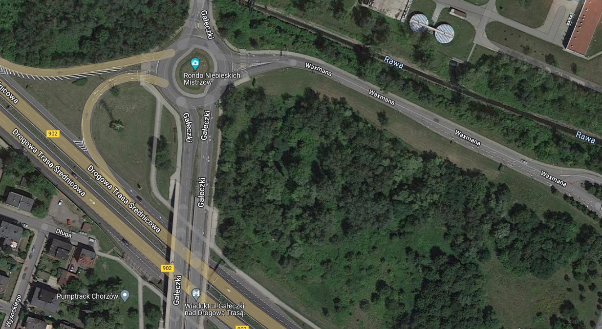 Utrudnienia na DTŚ przy Auchan jeszcze do poniedziałku. Zjazd z ul. Gałeczki w remoncie