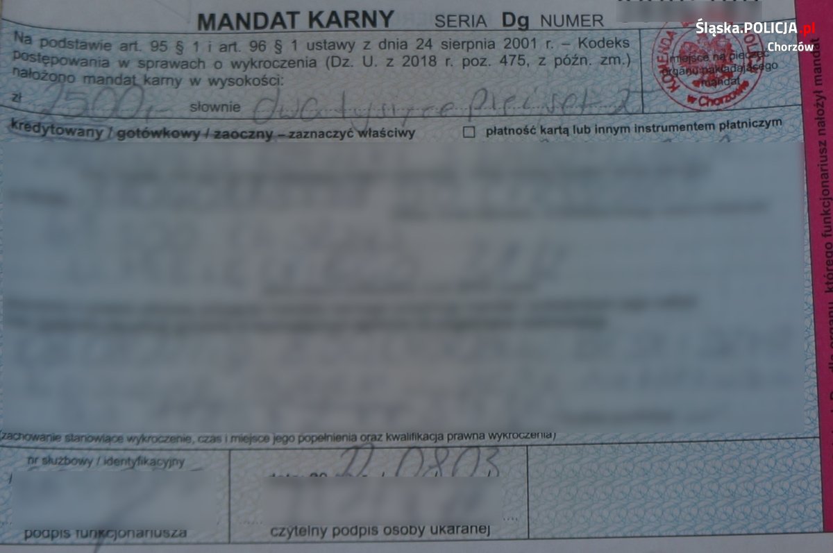 Chorzowscy policjanci podsumowali działania "Jednoślad"