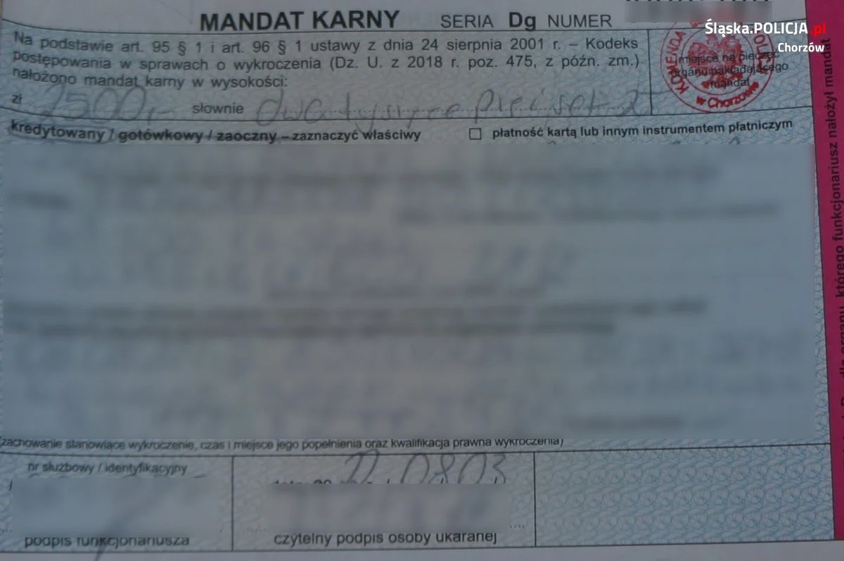 Chorzowscy policjanci podsumowali działania "Jednoślad"