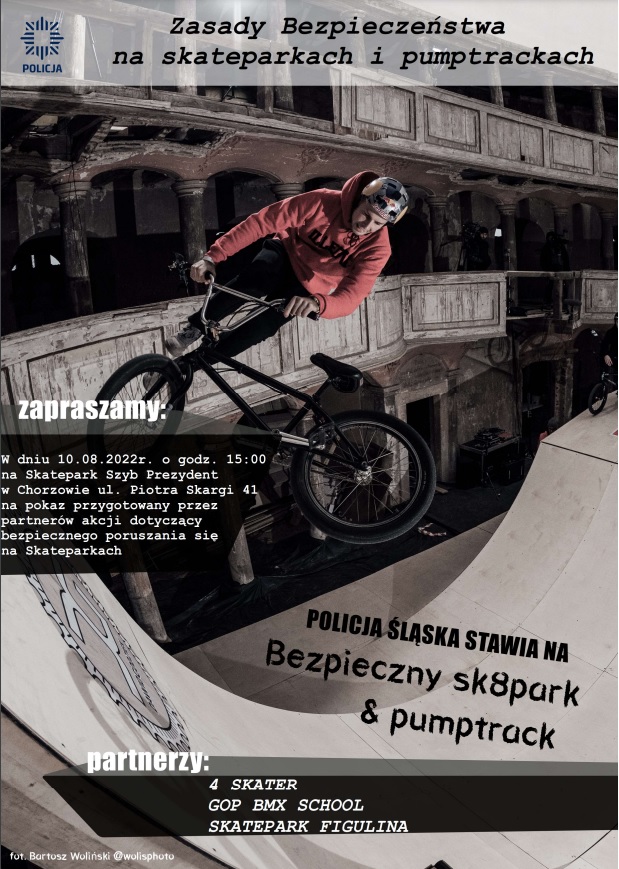 Inauguracja kampanii edukacyjno-profilaktycznej "Bezpieczny sk8park"