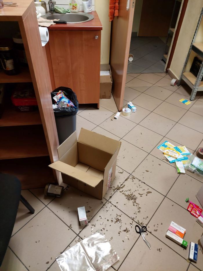 Włamano się do punktu z darami dla obywateli Ukrainy!