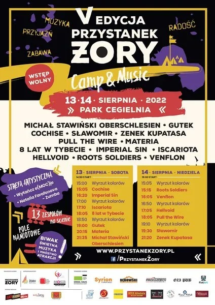 Przystanek Żory po raz 5. w Parku Cegielnia! Wśród gwiazd m.in. Sławomir!