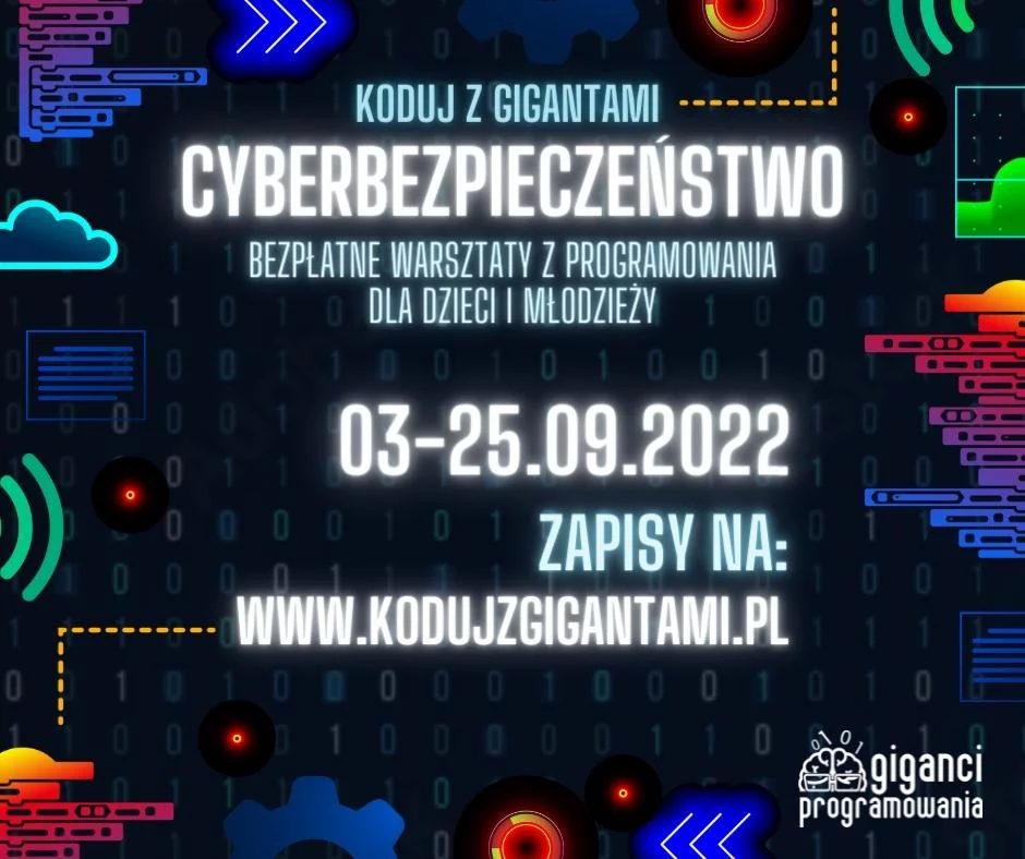 Warsztaty dla dzieci i młodzieży “Koduj z Gigantami: Cyberbezpieczeństwo”