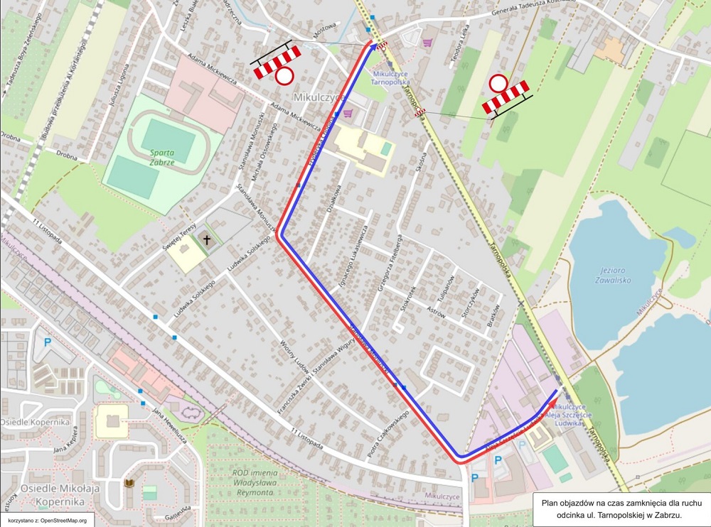 Uwaga kierowcy! Utrudnienia w Mikulczycach