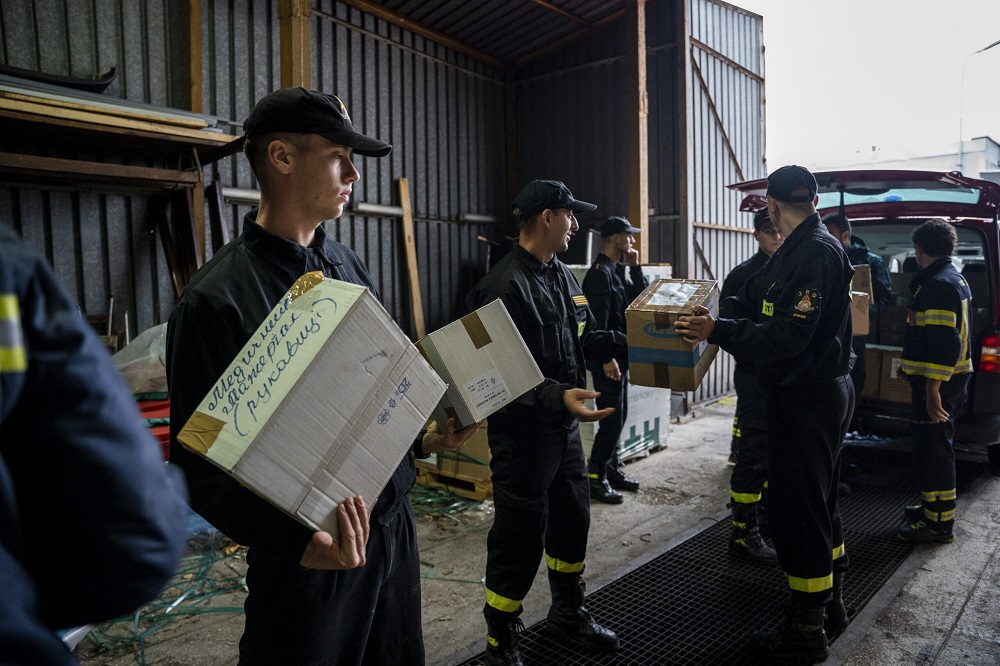 Do Zabrza dotarł kolejny transport pomocy humanitarnej z Włoch dla Ukrainy