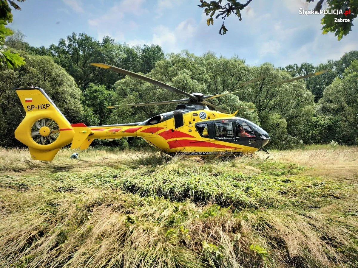 Policjanci, z pomocą drona, odnaleźli zaginionego 82-latka