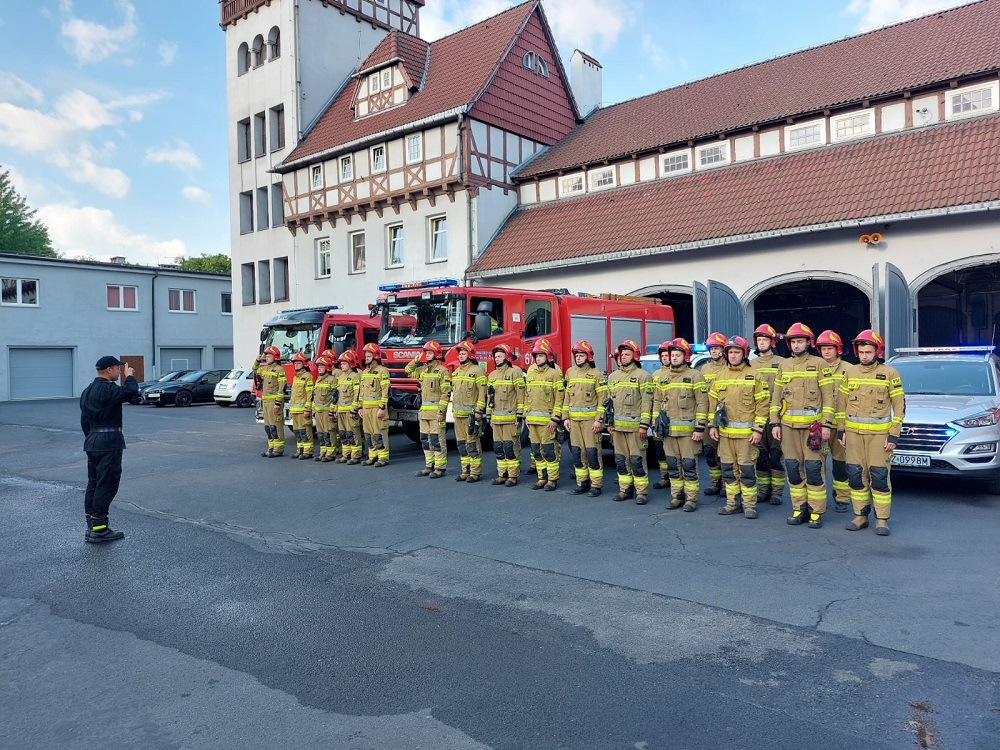 Oddanie hołdu tragicznie zmarłemu strażakowi