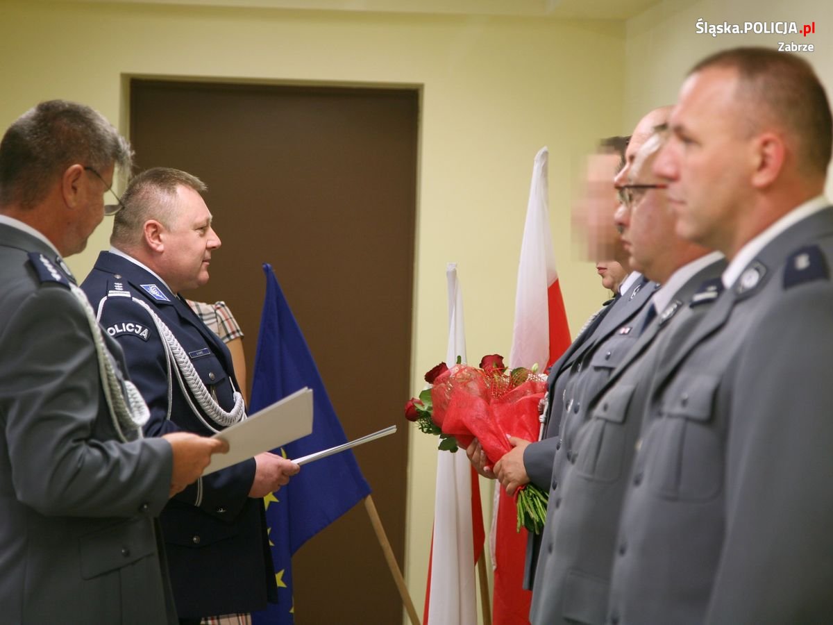 Piątkowe uroczystości w Komendzie Miejskiej Policji w Zabrzu [ZDJĘCIA]