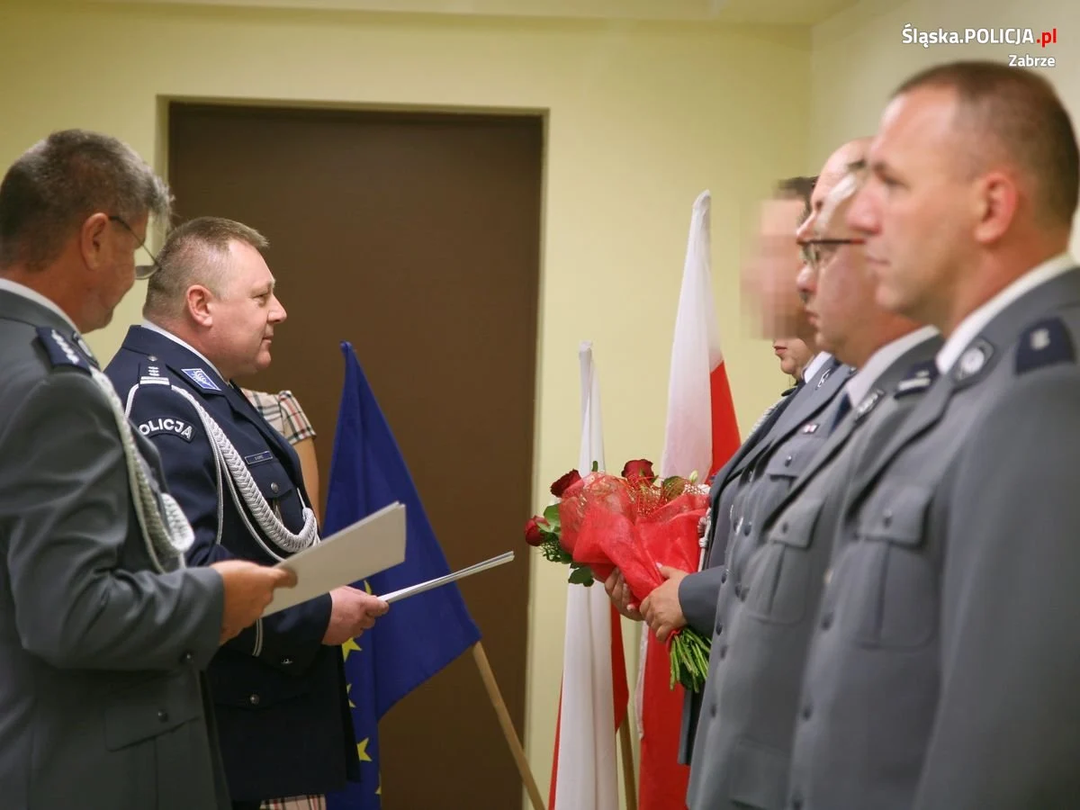 Piątkowe uroczystości w Komendzie Miejskiej Policji w Zabrzu [ZDJĘCIA]