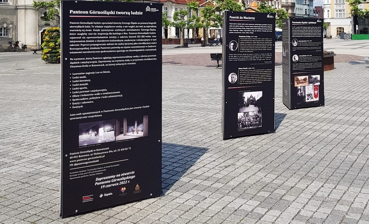 Wystawa "Panteon Górnośląski" od dziś na placu Wolności