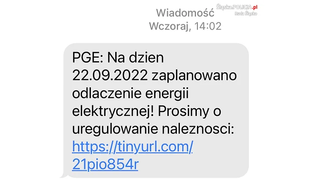 Dostałeś SMS z PGE o wyłączeniu prądu? Uważaj, to może być oszustwo