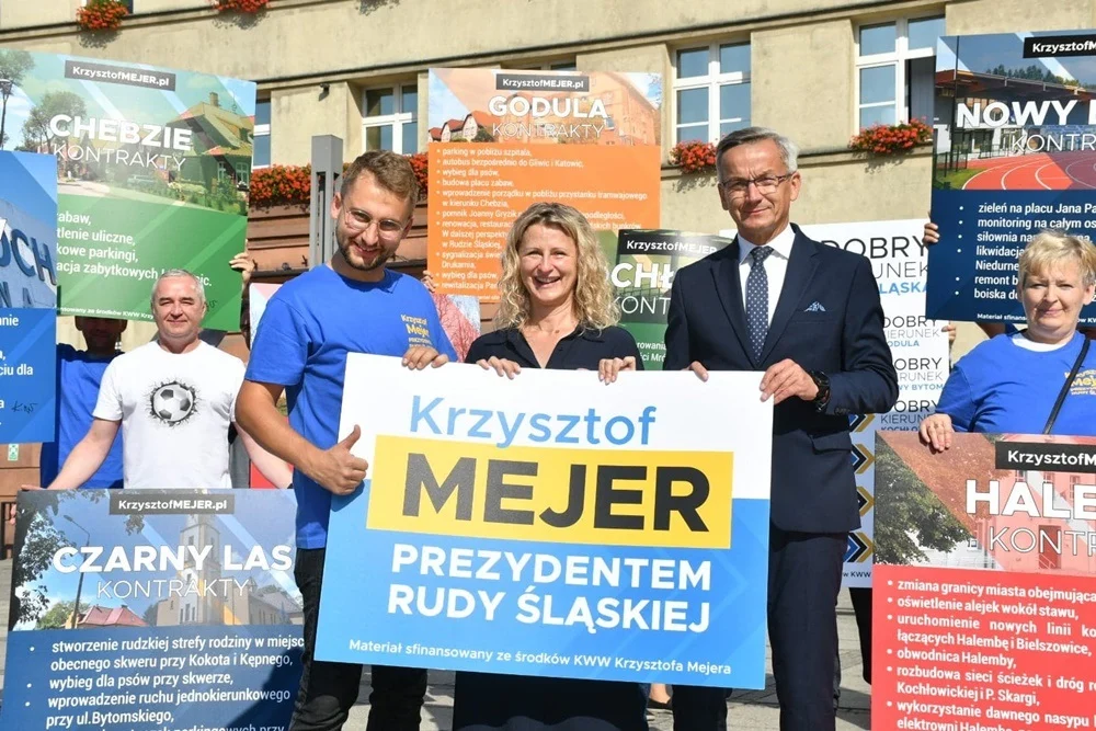 Ostatnia konferencja prasowa Krzysztofa Mejera przed wyborami