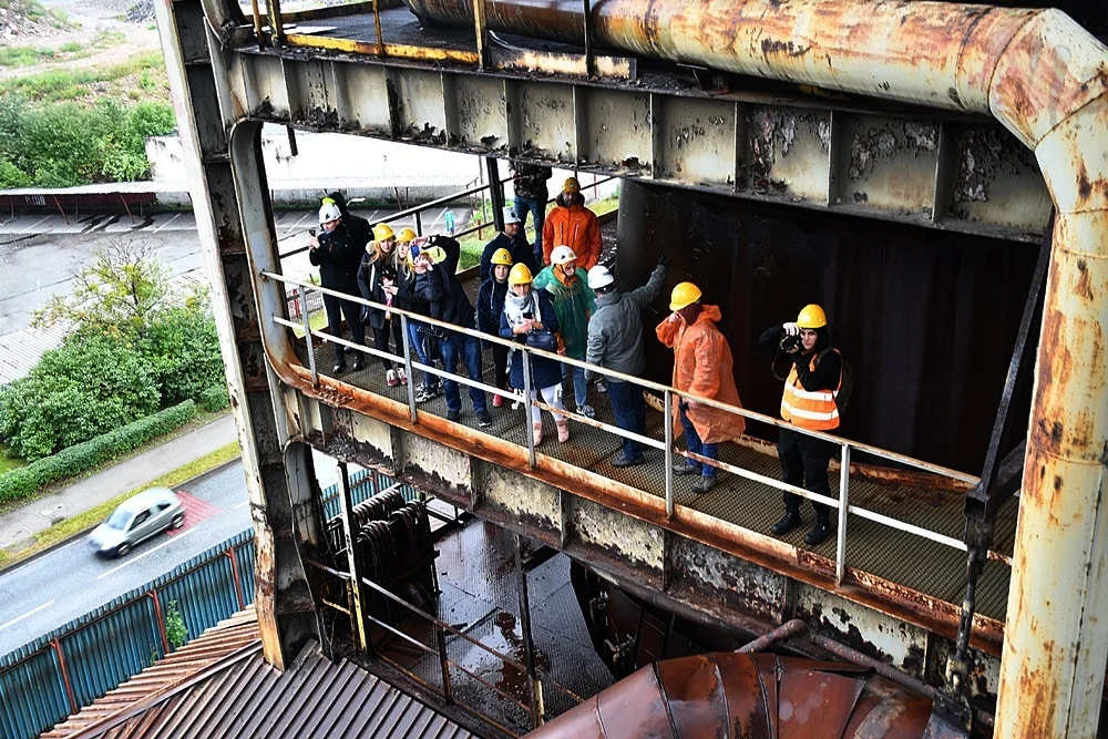 Plener fotograficzny na terenie Wielkiego Pieca Huty Pokój [ZDJĘCIA]