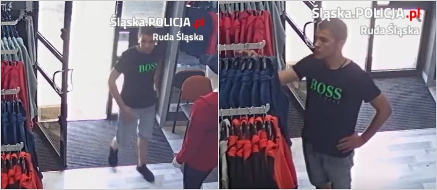 Kradzież w sklepie sportowym w Goduli. Rozpoznajesz mężczyznę?
