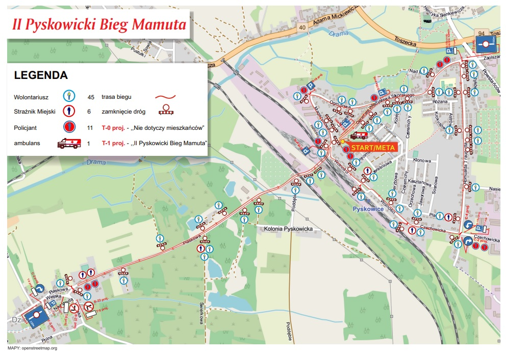 W sobotę część ulic zamknięta w związku z Biegiem Mamuta. Inaczej pojadą też autobusy